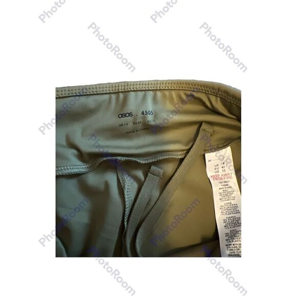 ASOS 4505 Hourglass color block 7/8 leggings in polyester - KHAKI - Picture 7 of 8